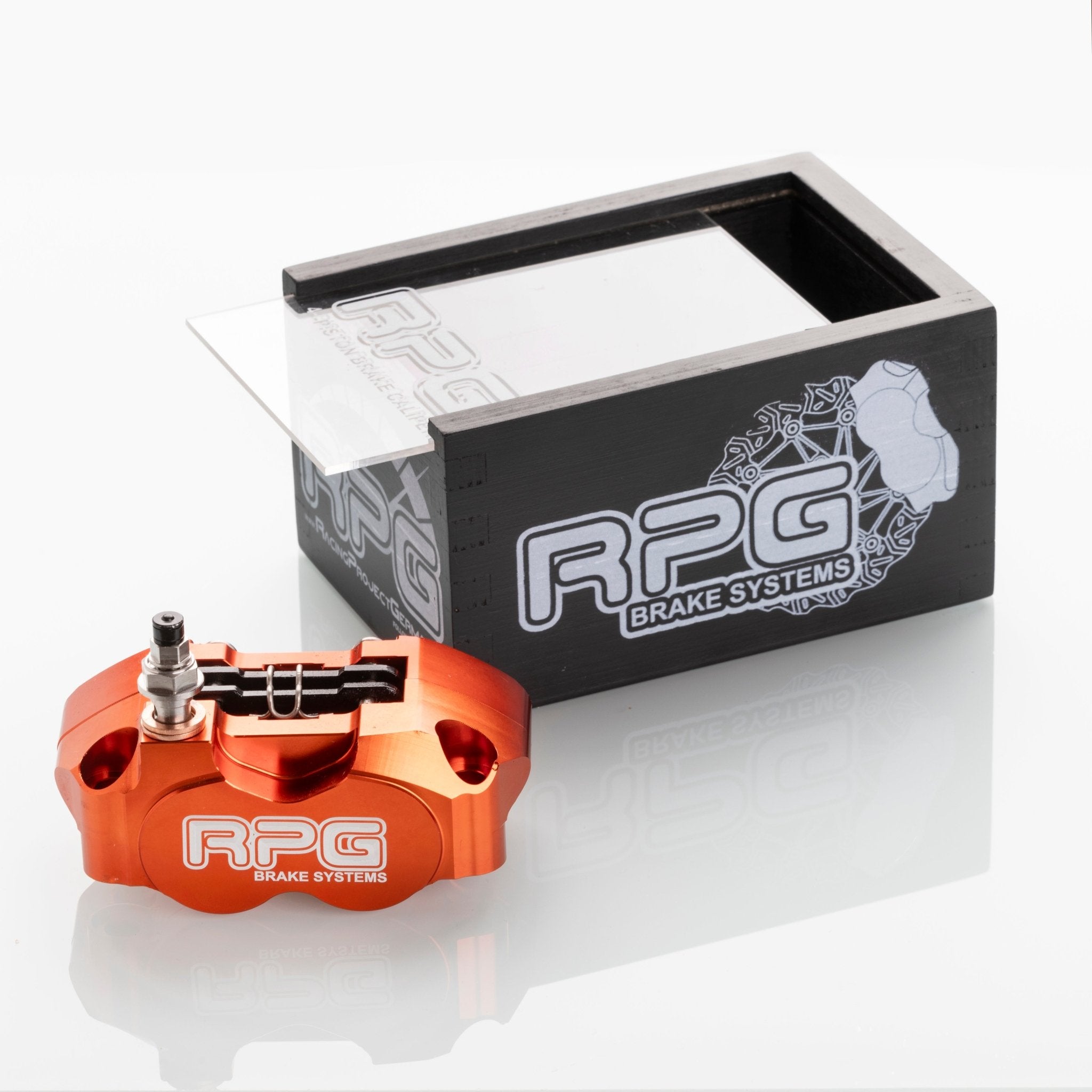 Bremssattel RPG 4-Kolben MK2 Radial 4K Sattel UniversellRacingProjectGermanyBremssattelOrange4K82mmbremssattel