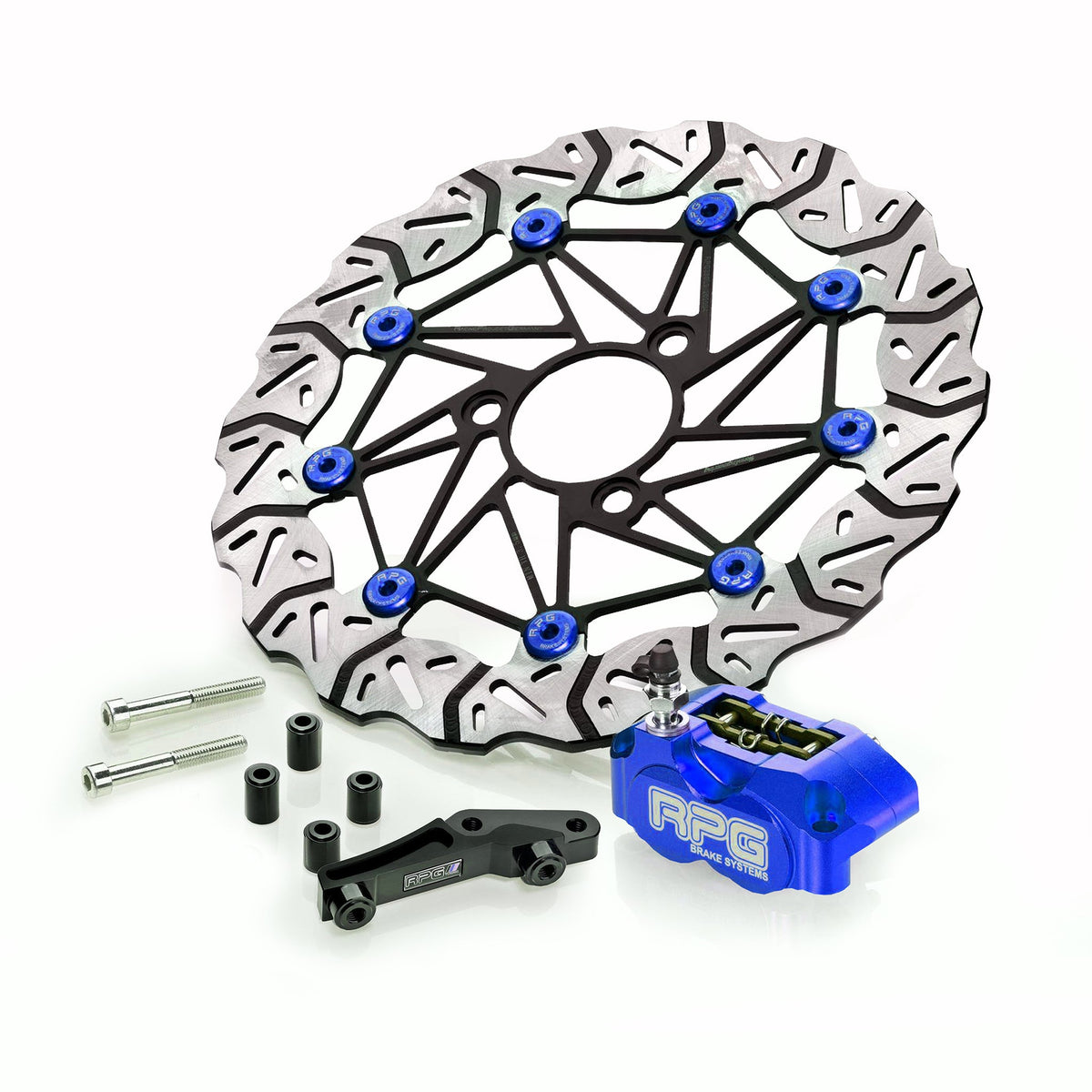 TOOTYY Motorrad Bremssattel Bremspumpe Adapter Halterung 200mm+  Bremsscheibe Für Ya-ma-ha Aerox Nitro BWS 100 Jog 50 Rr Motorrad  Scheibenbremse (Color : Blau) : : Auto & Motorrad