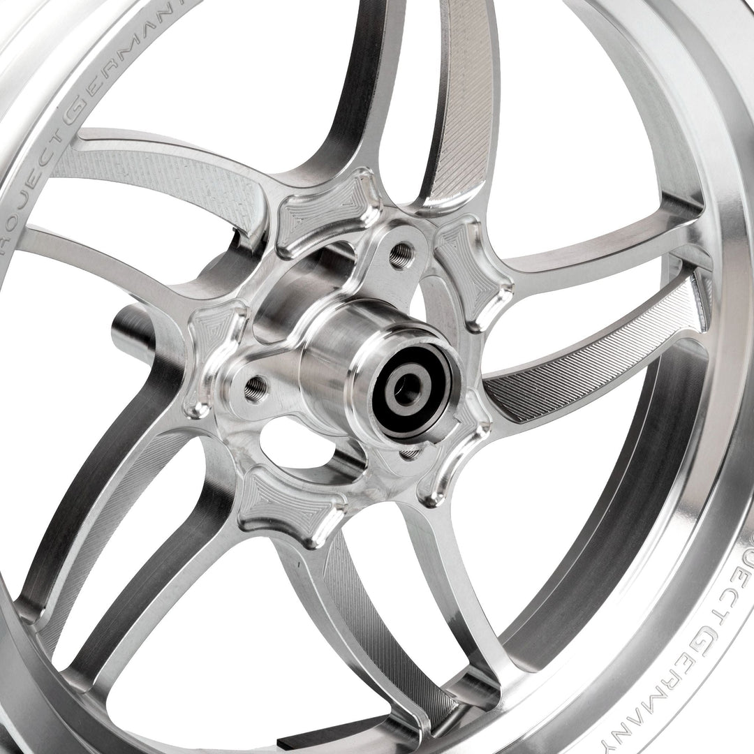 CNC Felgen Set 13 Zoll - Yamaha Aerox / MinarelliRacingProjectGermanyFelgeSilber13 ZollAluminiumgussCNC