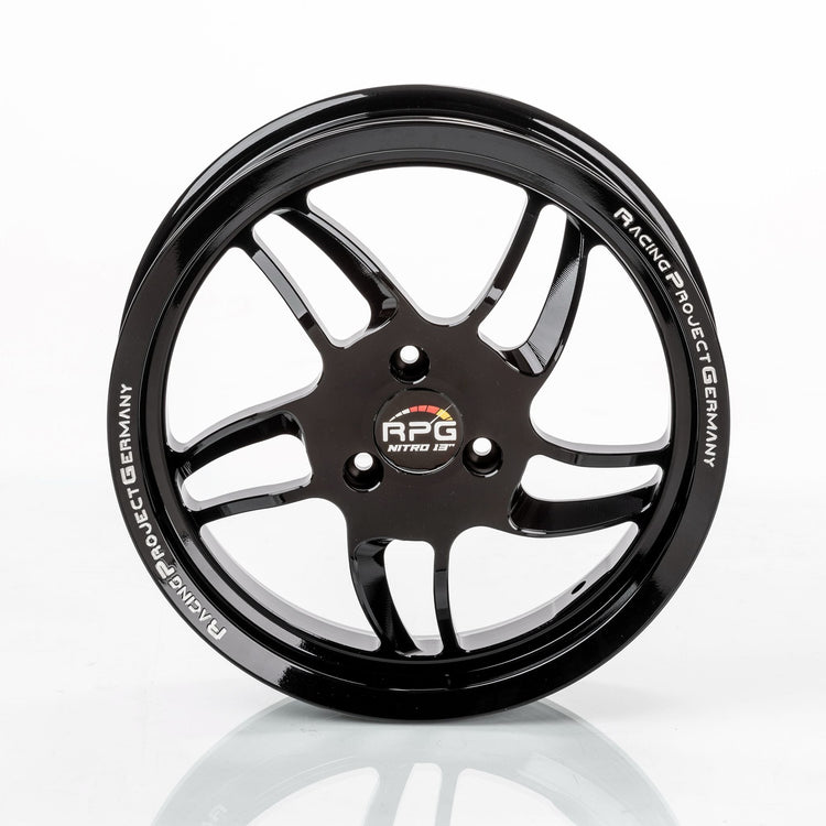 CNC Felgen Set 13 Zoll - Yamaha Aerox / MinarelliRacingProjectGermanyFelgeSchwarz13 ZollAluminiumgussCNC