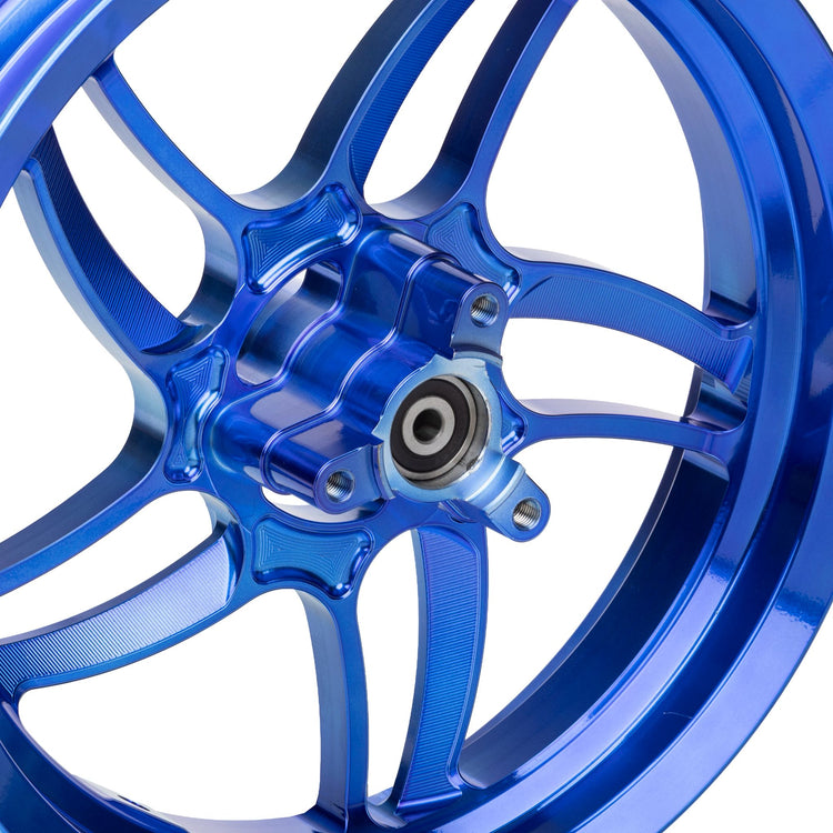 CNC Felgen Set 13 Zoll - Yamaha Aerox / MinarelliRacingProjectGermanyFelgeBlau13 ZollAluminiumgussCNC