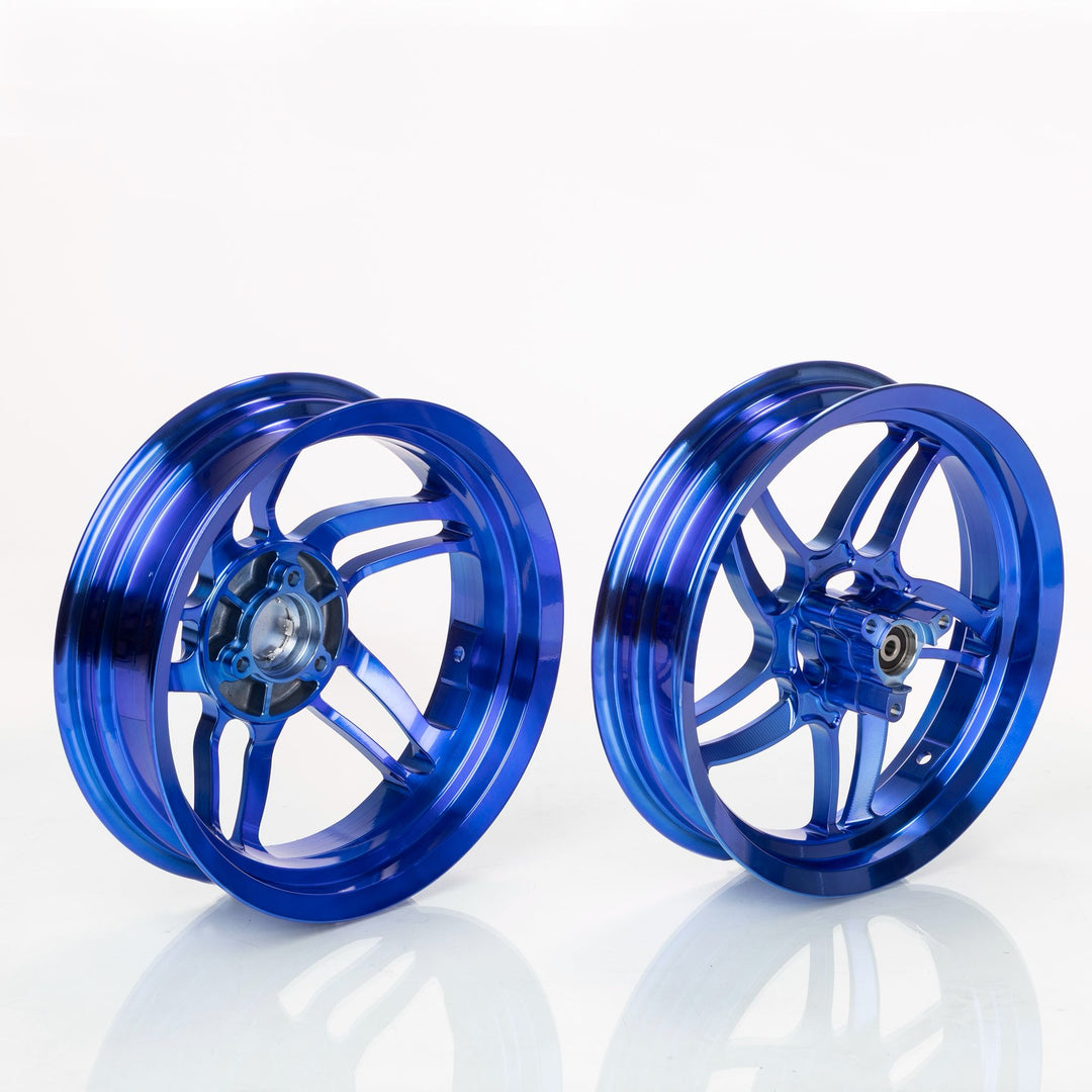 CNC Felgen Set 13 Zoll - Yamaha Aerox / MinarelliRacingProjectGermanyFelgeBlau13 ZollAluminiumgussCNC