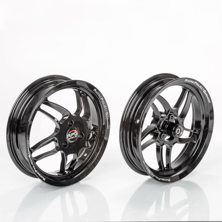 CNC Felgen Set 13 Zoll - Yamaha Aerox / MinarelliRacingProjectGermanyFelgeSchwarz13 ZollAluminiumgussCNC