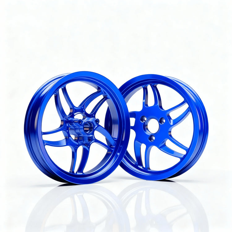 CNC Felgen Set 13 Zoll - Yamaha Aerox / MinarelliRacingProjectGermanyFelgenBlau13 ZollAluminiumgussCNC
