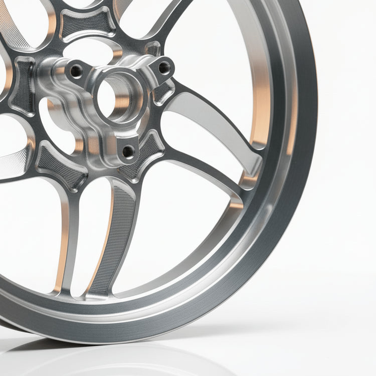 CNC Felgen Set 13 Zoll - Yamaha Aerox / MinarelliRacingProjectGermanyFelgenSilber13 ZollAluminiumgussCNC