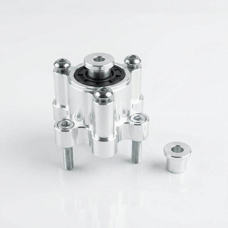 CNC gefräster Doppelbremsscheibenadapter für RPG Nitro 13" FelgenRacingProjectGermanyAdapterSilber13 ZollBremsen UpgradeBremsscheiben Adapter