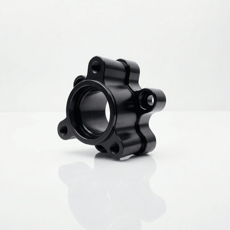 CNC gefräster Doppelbremsscheibenadapter für RPG Nitro 13" FelgenRacingProjectGermanyAdapterSilber13 ZollBremsen UpgradeBremsscheiben Adapter