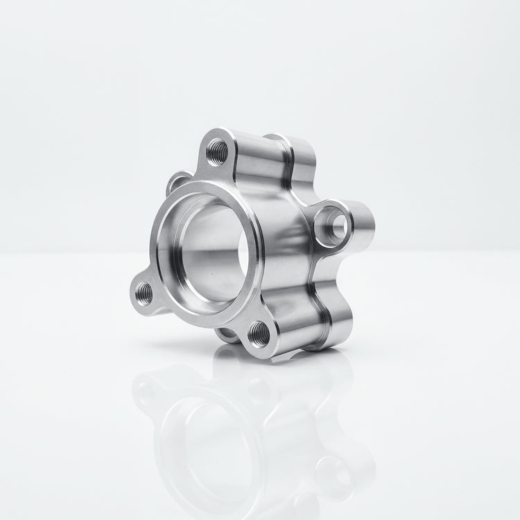 CNC gefräster Doppelbremsscheibenadapter für RPG Nitro 13" FelgenRacingProjectGermanyAdapterSilber13 ZollBremsen UpgradeBremsscheiben Adapter