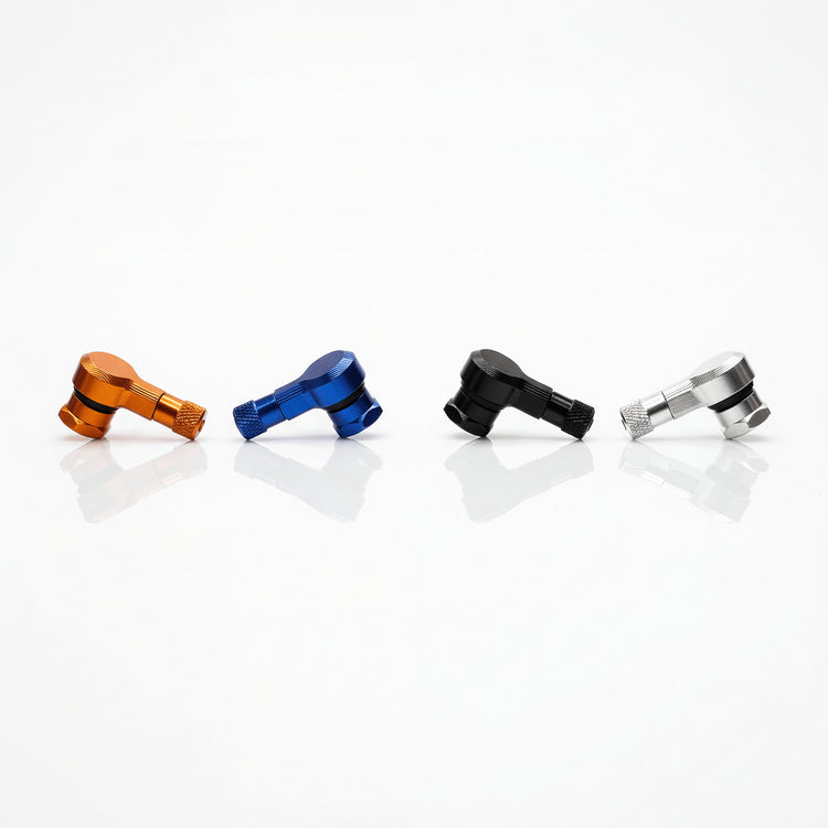 CNC Reifenventile 90° - 2 Stück - UniversellRacingProjectGermanyReifenventileBlau11.3mm90°Aluminium