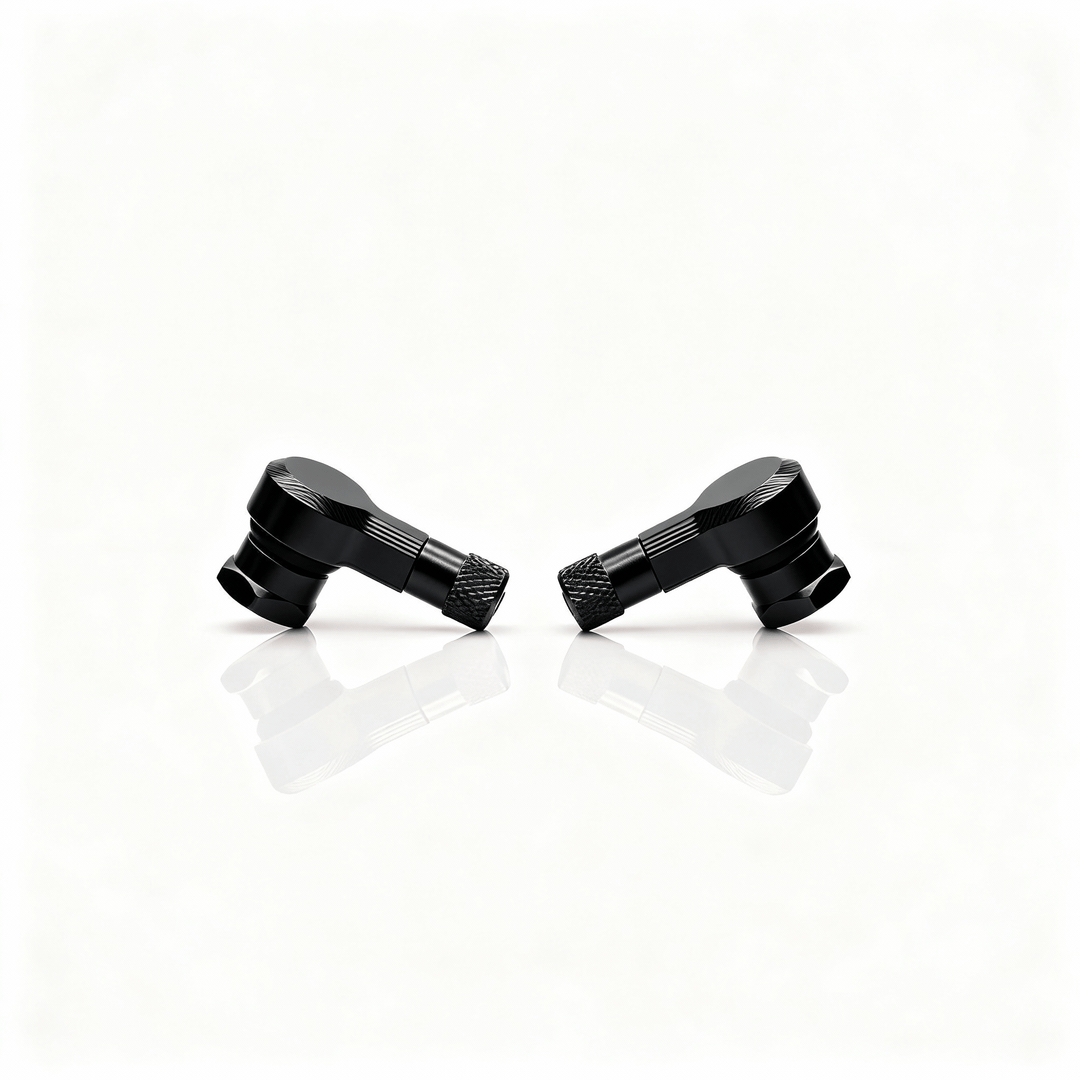CNC Reifenventile 90° - 2 Stück - UniversellRacingProjectGermanyReifenventileSchwarz11.3mm90°Aluminium