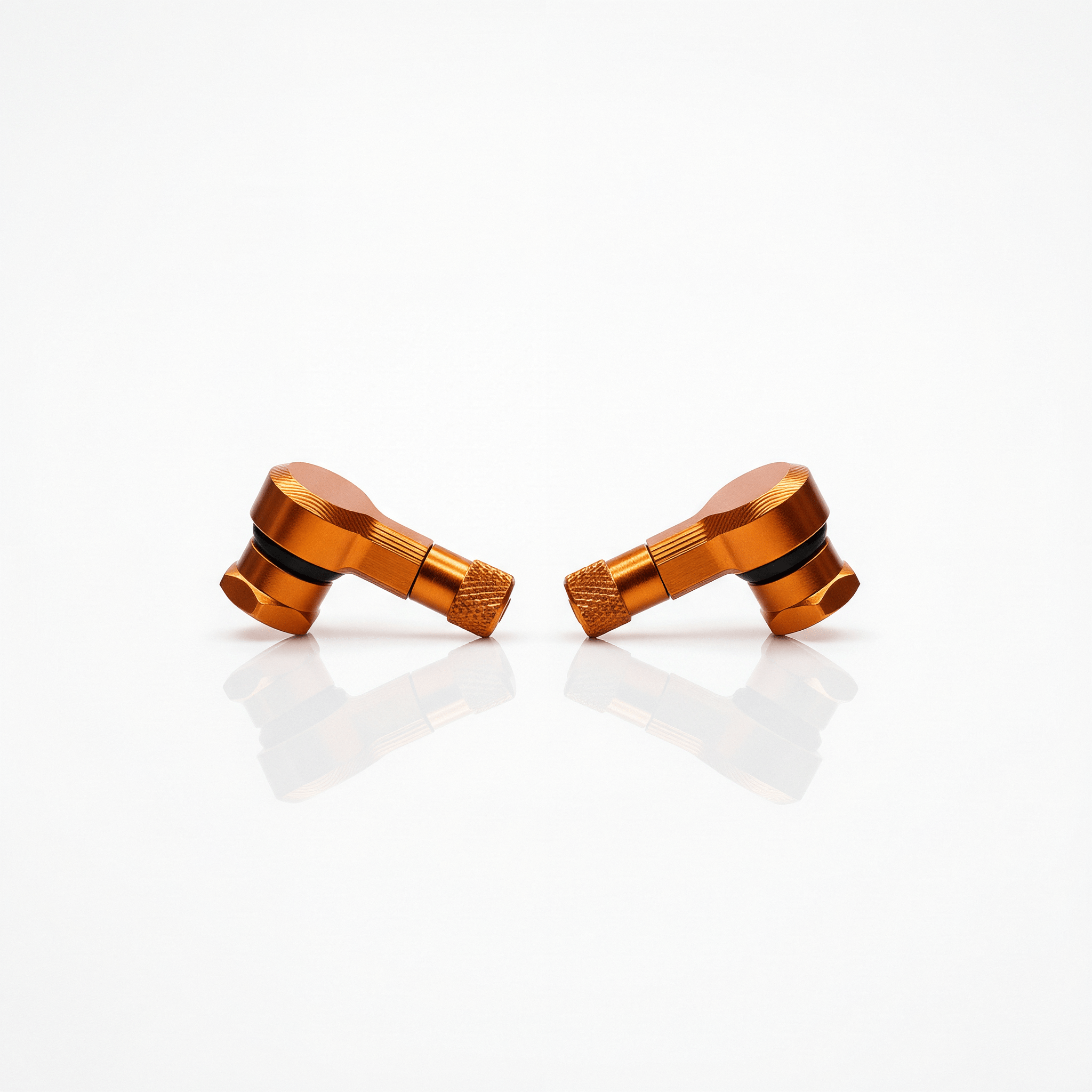 CNC Reifenventile 90° - 2 Stück - UniversellRacingProjectGermanyReifenventileOrange11.3mm90°Aluminium