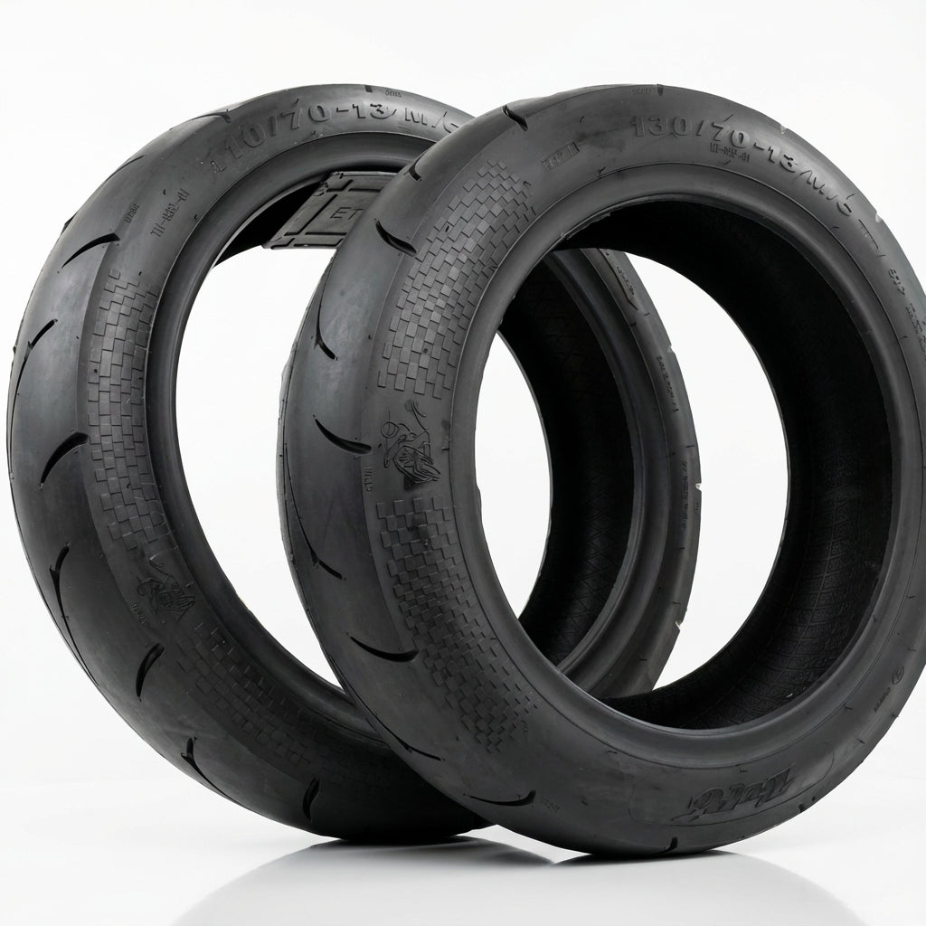 Semi - Slick 13 Zoll Rennreifen - Yamaha Aerox / UniversellRacingProjectGermanyReifen110/70 - 13 (Vorne)13 ZollCNC FelgenMinarelli