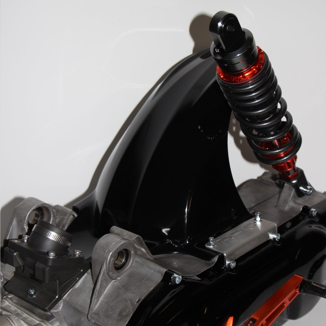 RPG Bremskit 280mm Oversize + RPG Wave Bremsscheibe + 4-Kolben Bremssattel  + Adapter für Yamaha Aerox - RacingProjectGermany Bremsen-Sets 4-kolben 4K  4k aufnahme